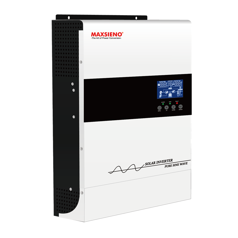 How does a solar inverter work and convert DC power to AC?