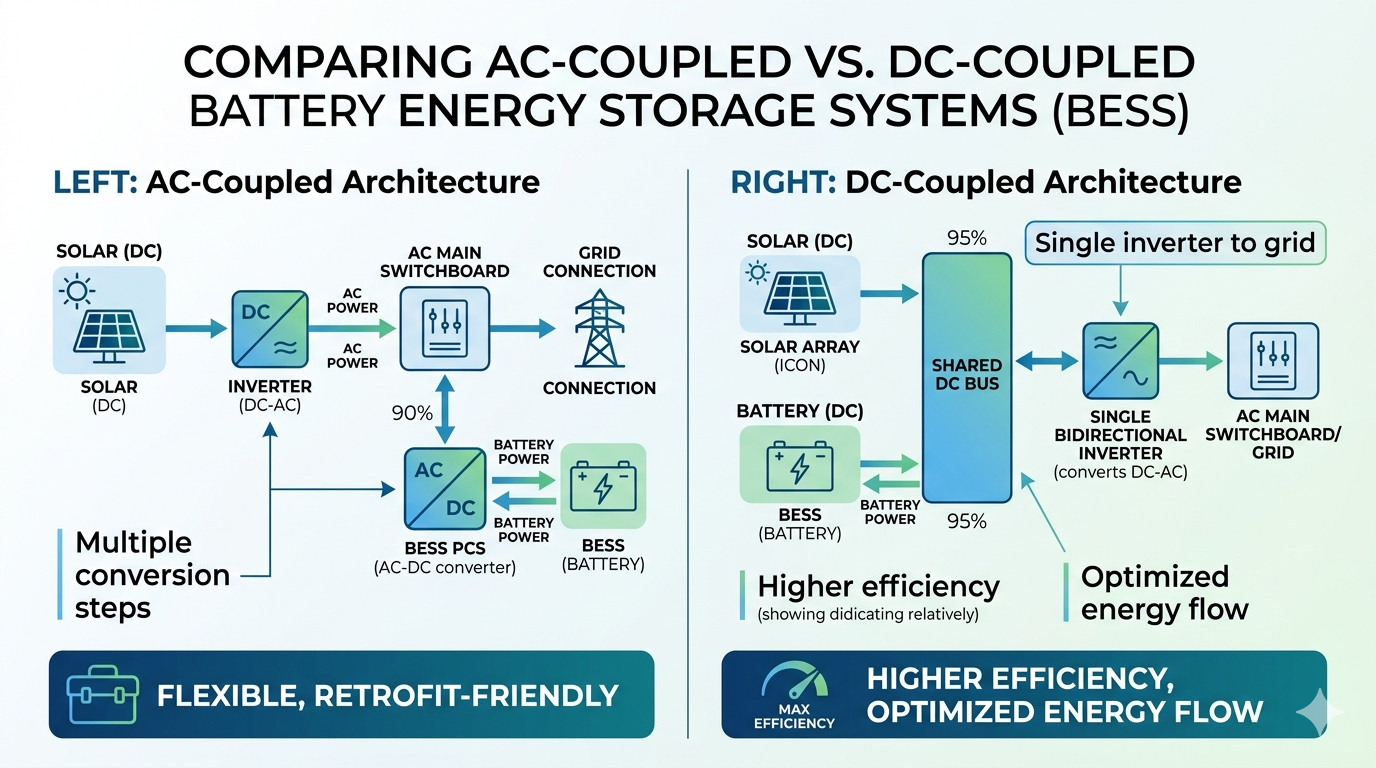 ac vs dc coupled energy storage systems comparison